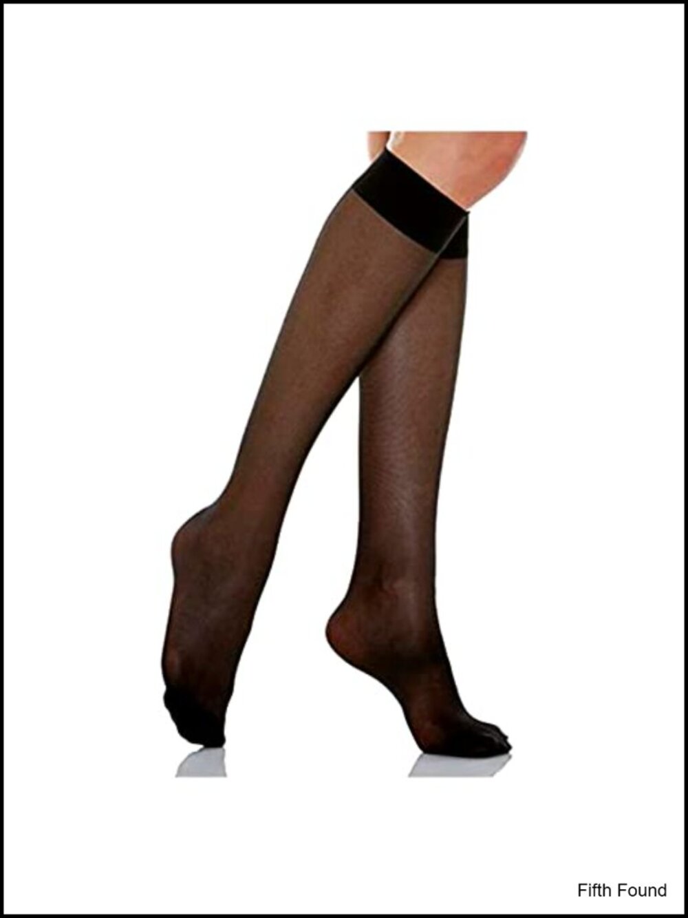Sheer Knee High Stockings 20 Denier Nylon Compression